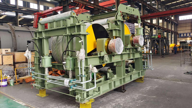 The tension roller for Baosteel's oriented silicon project.<br> &nbsp;